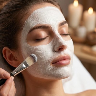 Tratamiento facial con mascarilla en Healing Spa Barcelona