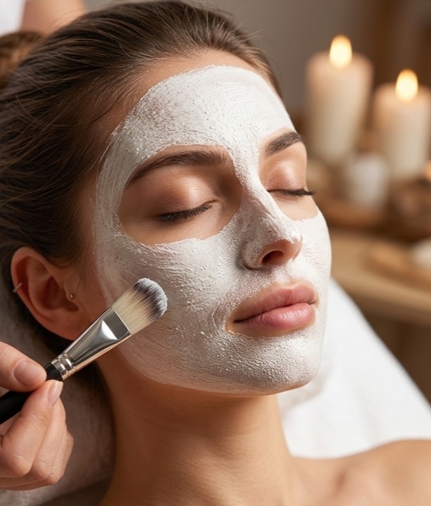 Tratamiento facial con mascarilla en Healing Spa Barcelona